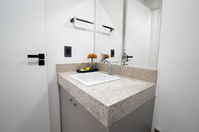 75B Apto Luxuoso com 58m² Moov Smart Home