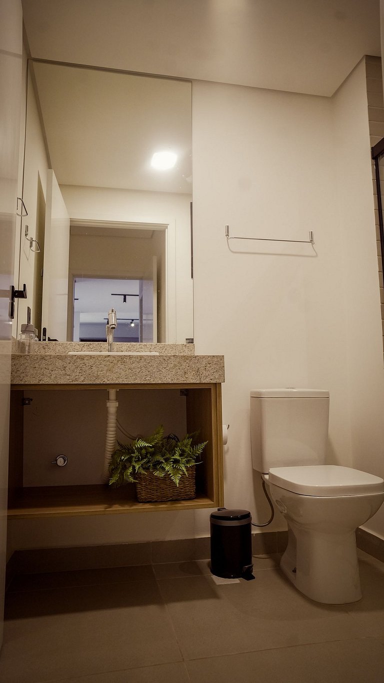 15B Apto 58m² com Suíte e Quarto - Moov Smart Home