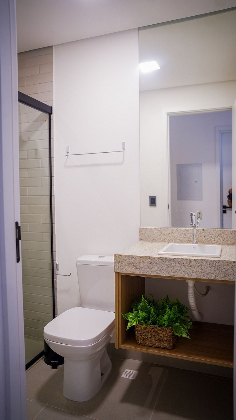 15B Apto 58m² com Suíte e Quarto - Moov Smart Home