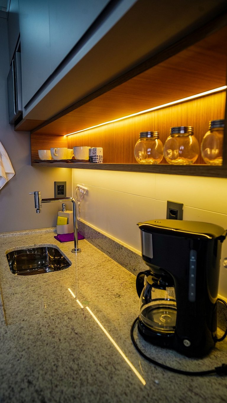 75B Apto Luxuoso com 58m² Moov Smart Home