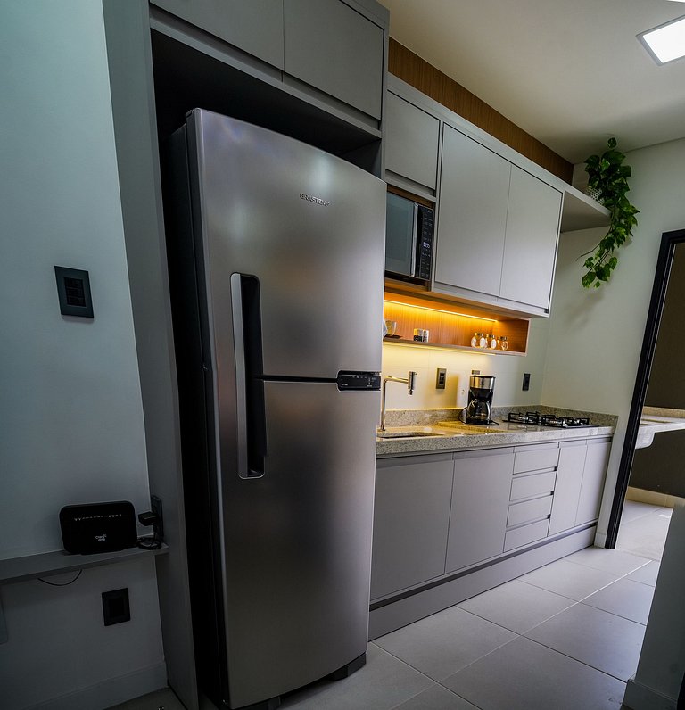 75B Apto Luxuoso com 58m² Moov Smart Home