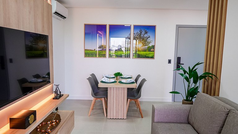 45B Apto Suite Queen + 2 Camas no Moov Smart Home