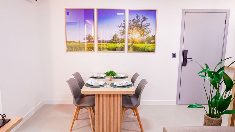 45B Apto Suite Queen + 2 Camas no Moov Smart Home