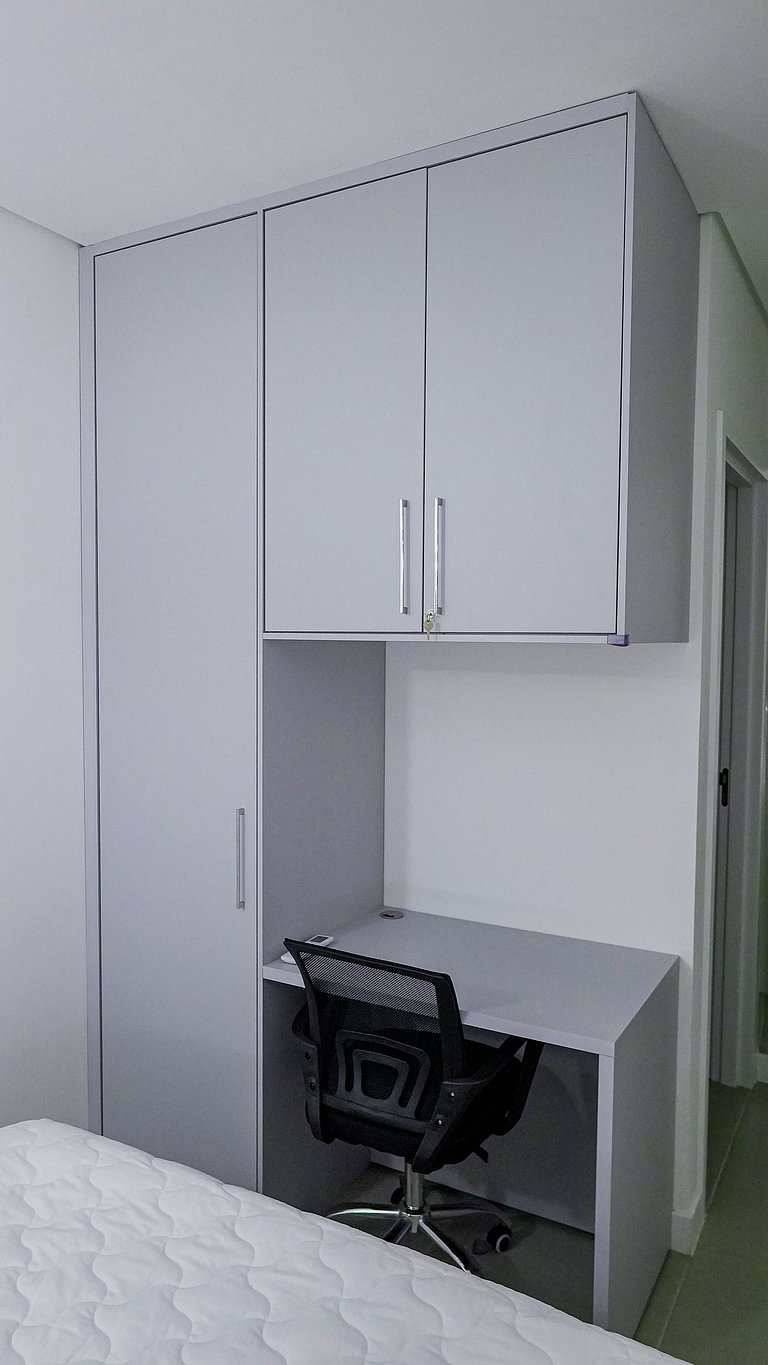 45B Apto premium elegante com suíte queen - Moov