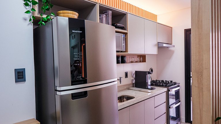 45B Apto Suite Queen + 2 Camas no Moov Smart Home