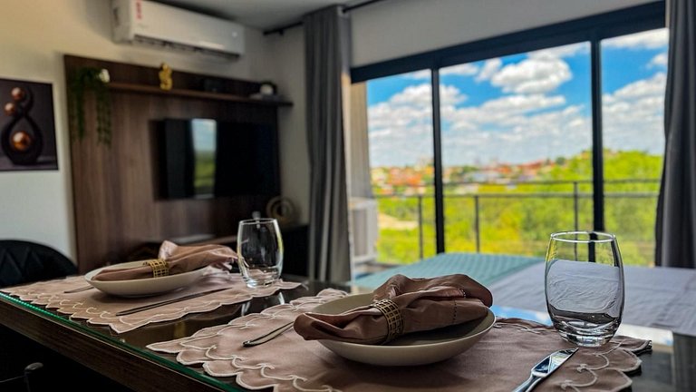 23A Studio premium moderno com home office - Moov