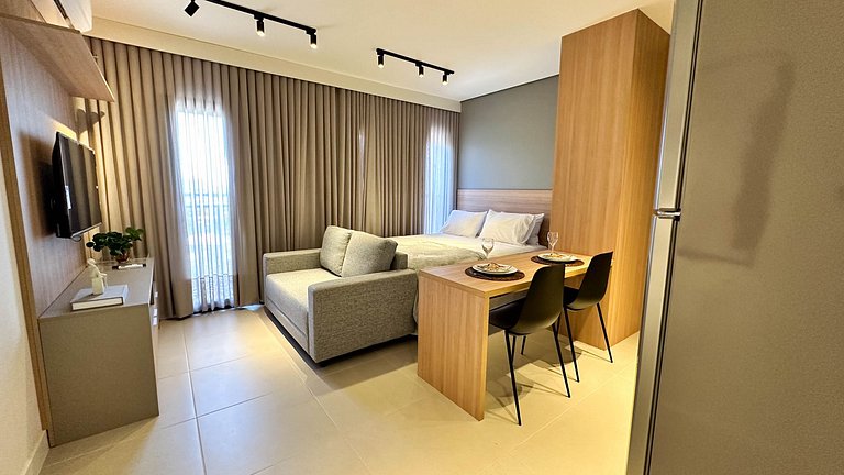 53A Studio exclusivo aconchegante com cama queen - Moov