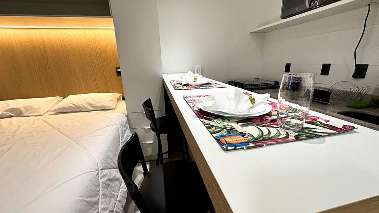 33A Lindo Studio de 35m² no Moov Smart Home Cuiabá