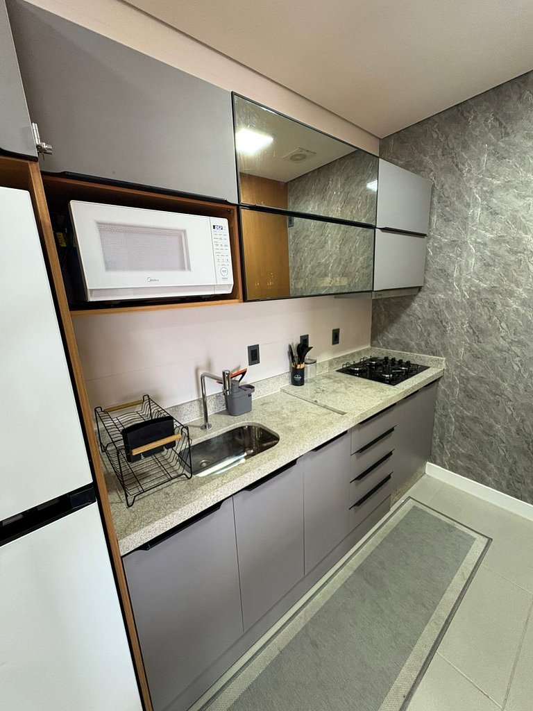 63B Studio exclusivo moderno com TV giratória
