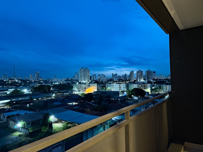64B Studio premium aconchegante com sofá-cama