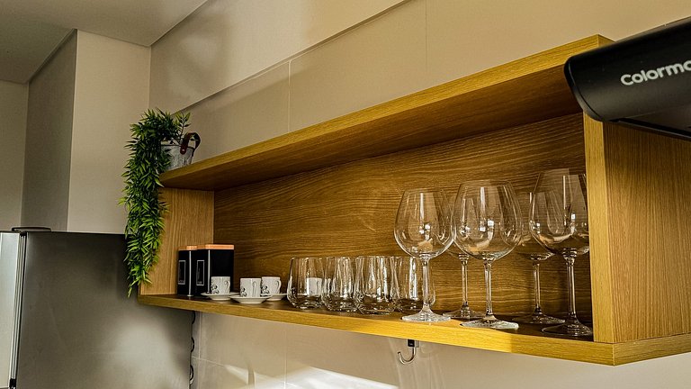51B Apto Suite + 1 Quarto com 58m² Moov Smart Home