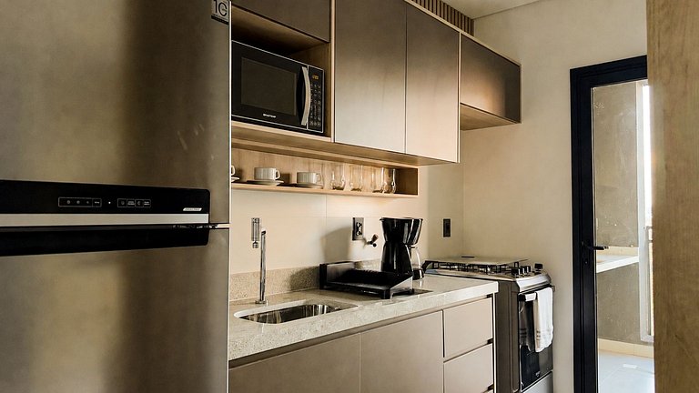 56A Apto Luxo Suite + 1 Quarto - Moov Smart Home
