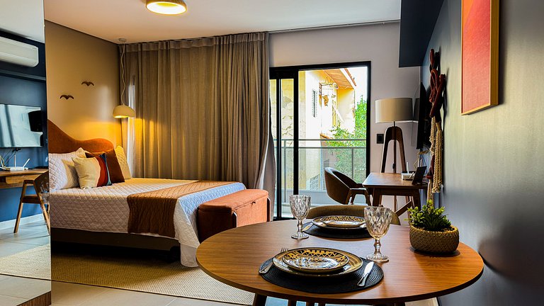 13B Studio Luxo e Sofisticado no Moov Smart Home