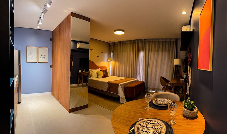 13B Studio Luxo e Sofisticado no Moov Smart Home