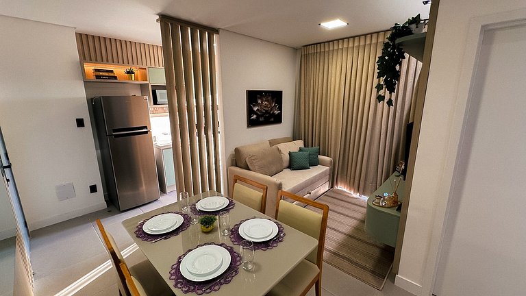 32A Apto Luxuoso com Suite Queen - Moov Smart Home
