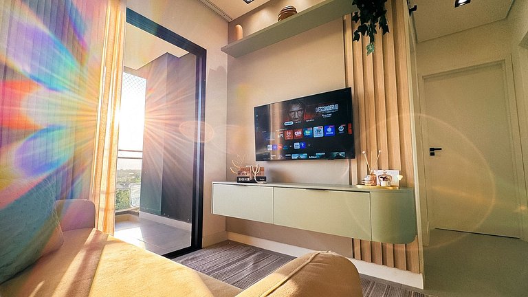 32A Apto Luxuoso com Suite Queen - Moov Smart Home