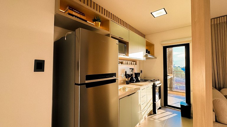 32A Apto Luxuoso com Suite Queen - Moov Smart Home