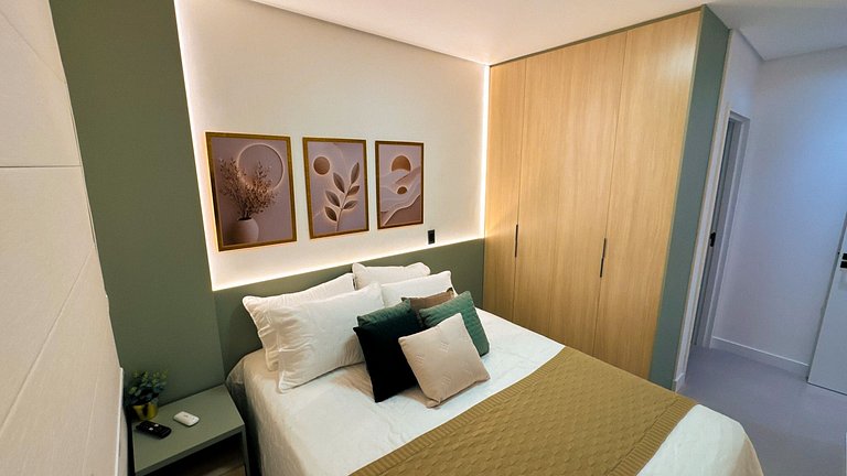 32A Apto Luxuoso com Suite Queen - Moov Smart Home