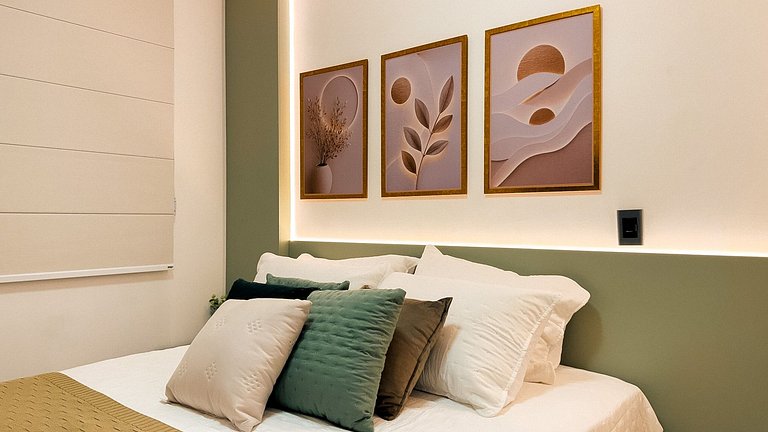 32A Apto Luxuoso com Suite Queen - Moov Smart Home