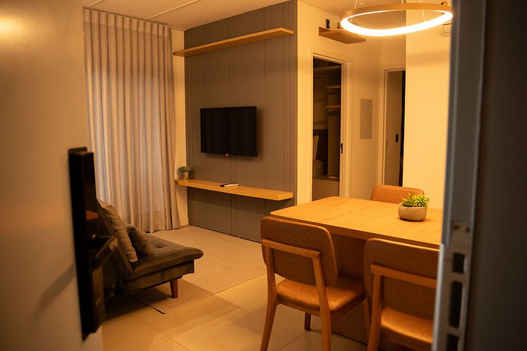22A Apto Premium c/ 2 Camas Queen -Moov Smart Home