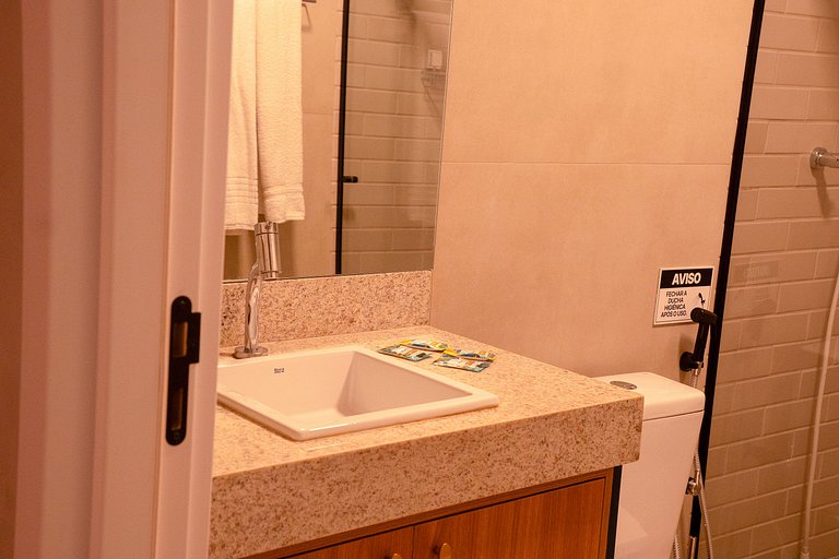 73A Studio luxo aconchegante com colchão Sealy