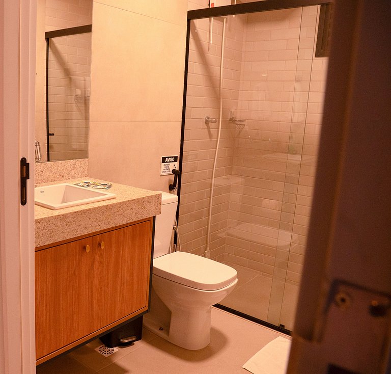 73A Studio luxo aconchegante com colchão Sealy