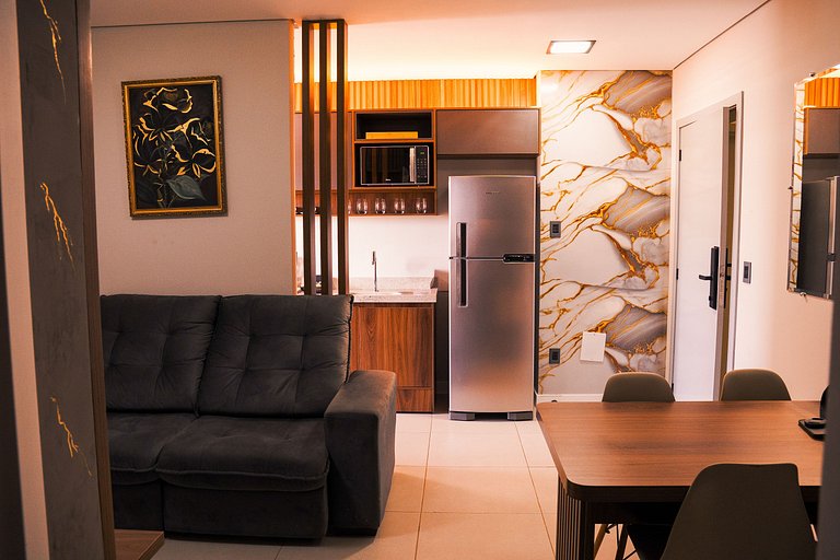 55A Apto premium aconchegante com sacada - Moov
