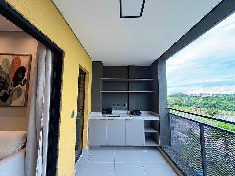 25B Apto premium sofisticado com varanda - Moov